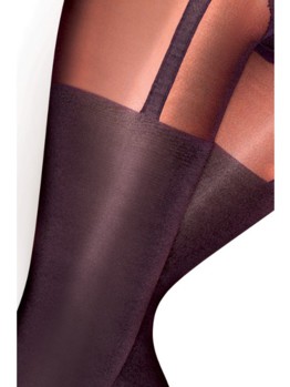 PP Curves Suspender Tights ARE7 BLK