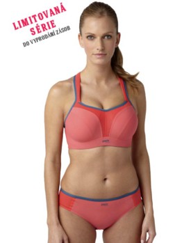 Panache Sport Coral Grey sportovní podprsenka