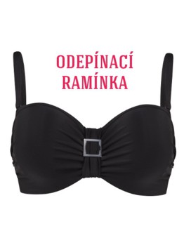 Plavky Panache Anya Black bandeau 