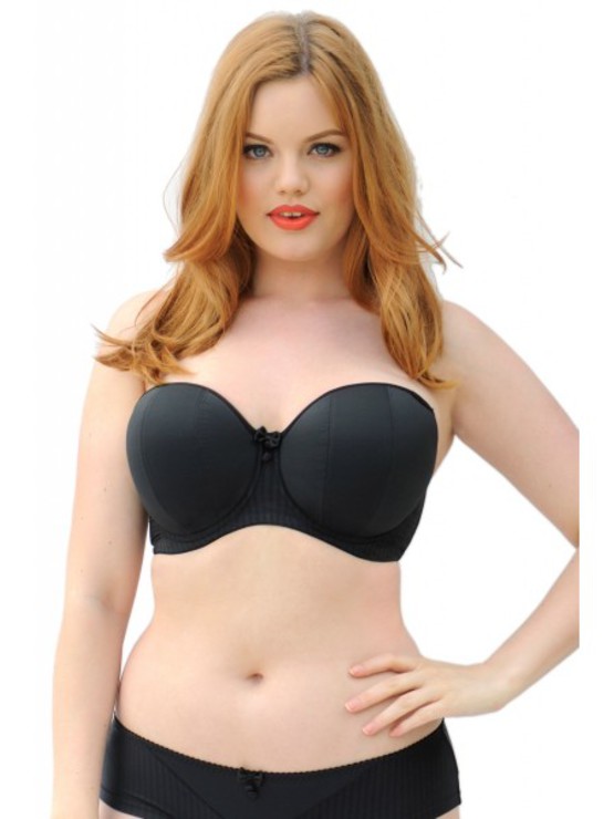 Curvy Kate Luxe strapless black 