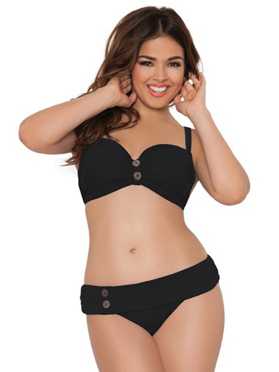 Plavky CK Luau Love TOP Black 