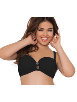 Plavky CK Luau Love TOP Black 