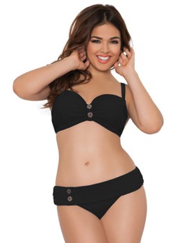 Plavky CK Luau Love TOP Black