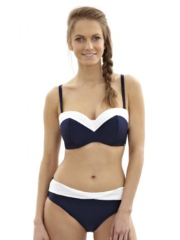 Plavky Panache Portofino Navy Bandeau