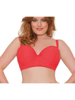 Plavky CK Siren Bandeau Coral 