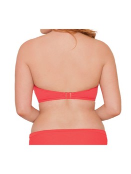 Plavky CK Siren Bandeau Coral 