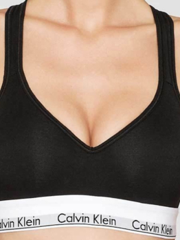 Calvin Klein Modern Cotton bralette push up QF1654E Black