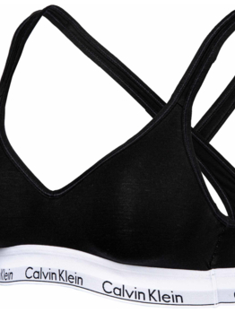 Calvin Klein Modern Cotton bralette push up QF1654E Black