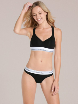 Calvin Klein Bralette černá QF1654E sportovní podprsenka