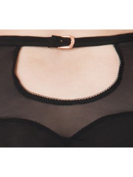 Scantilly Unleash V kalhotky black 