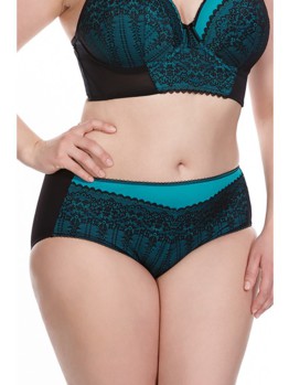 Elomi Bijou longline Teal kalhotky
