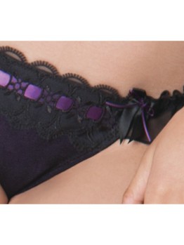 Curvy Kate Tease Black-Plum tanga 