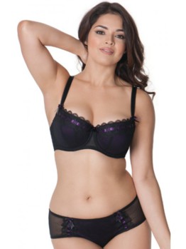 Curvy Kate Tease Black-Plum 