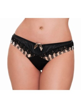 Curvy Kate Entice black-gold tanga /14/