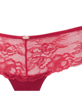 Gossard Glamour Lace Red šortky 