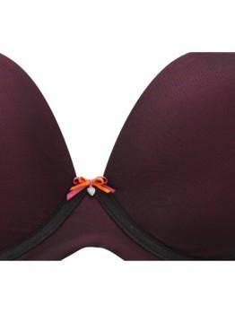 Cleo Neve Strapless Black-Magenta