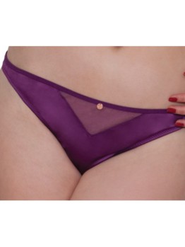 Scantilly Peek A Boo tanga violet