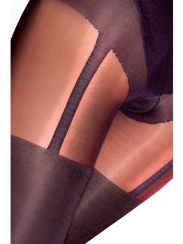 PP Curves Suspender Tights ARE7 BLK