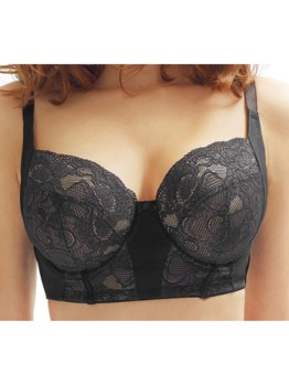 Panache Black Amara longline black