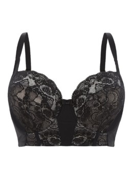 Panache Black Amara longline black