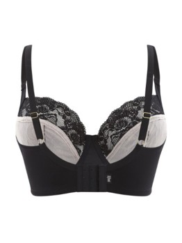 Panache Black Amara longline black