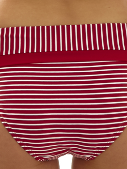 Plavky Panache Britt Stripe Red fold pant