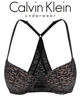Calvin Klein Radical push balconette QF1851E Black
