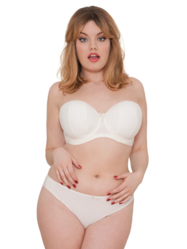 Curvy Kate Luxe strapless CK2601 Ivory