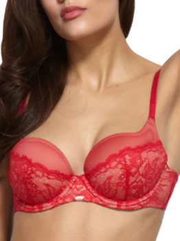 Gossard Glamour Lace s kosticí 8825 Red