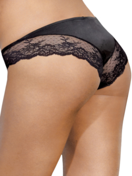Maidenform Lace back tanga 40159 Black