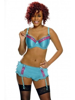 Curvy Kate Thrill Me tyrkysová /30J/