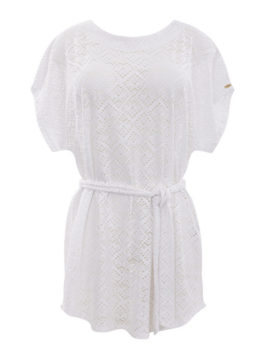 Panache Swim Crochet Sun Dress SW1165 White