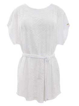 Panache Swim Crochet Sun Dress SW1165 White