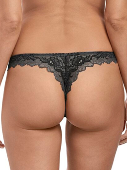 Wacoal Lace Perfection tanga WE135007 Charcoal