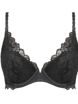 Wacoal Lace Perfection push up WE135003 Charcoal