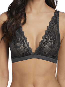 Wacoal Lace Perfection bralette WE135008 Charcoal