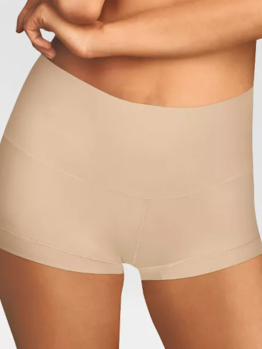 Maidenform Tame Your Tummy Boyshort stahovací kalhotky DM0050 Nude