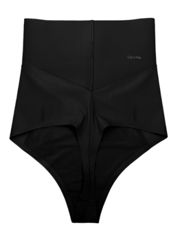 Calvin Klein vysoká tanga QF4262E Black