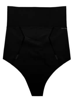 Calvin Klein vysoká tanga QF4262E Black