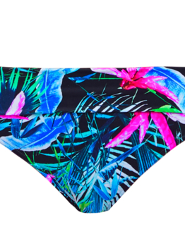 Plavky Freya Jungle Flower ohrn kalhotky AS5846 Black Tropical