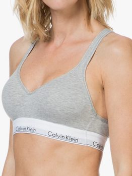 Calvin Klein Modern Cotton bralette push up QF1654E Grey