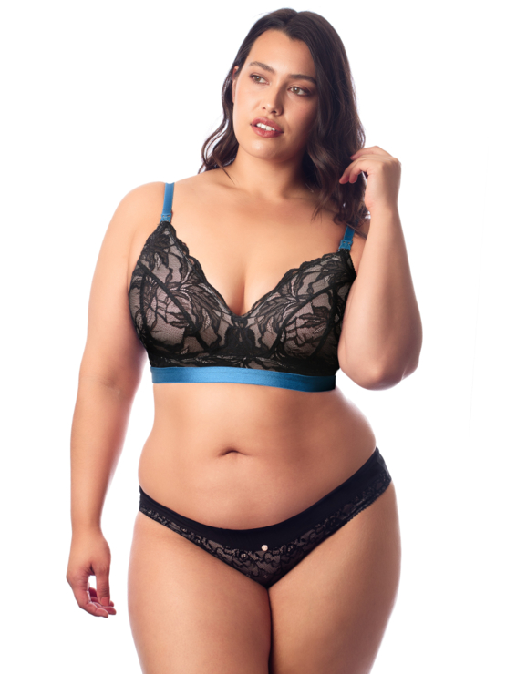 Hotmilk Allure bralette kojicí Black