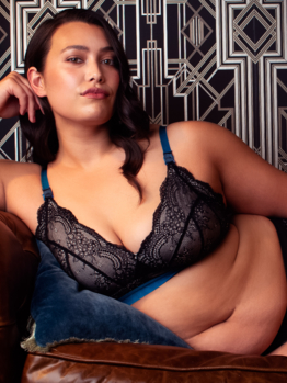 Hotmilk Allure bralette kojicí Black