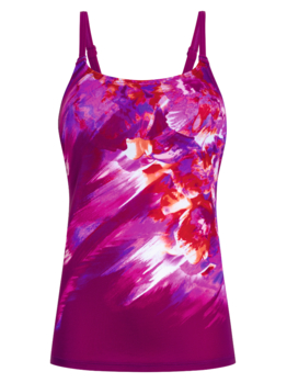 Plavky Amoena La Paz tankini 71385 Dark Berry