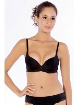 Affinitas push-up Nicole 131 černá /34C/