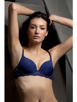 Affinitas push-up Nicole 131 modrá /32B/