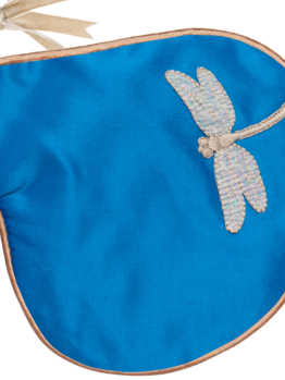 Holistic Silk hedvábná maska na spaní s levandulí Blue Dragonfly