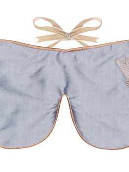 Holistic Silk hedvábná maska na spaní s levandulí Silver Dragonfly
