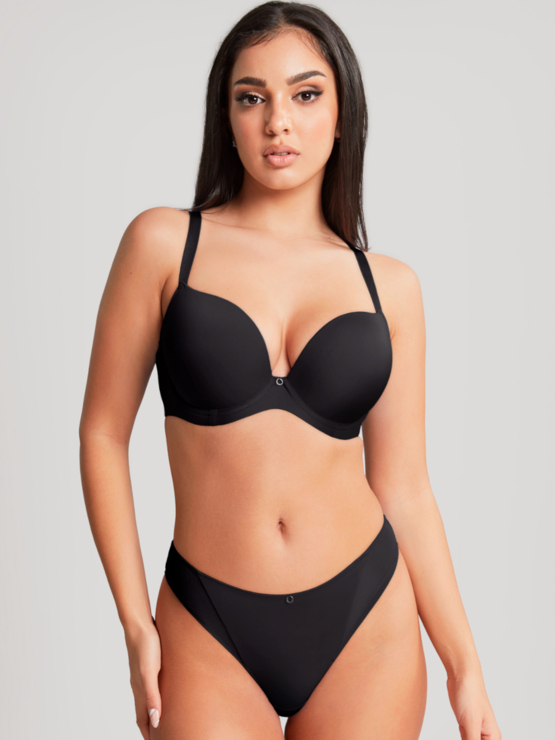 Cleo Faith plunge 10666 Noir