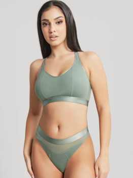 Cleo Freedom Lounge bralette 10601 Khaki
